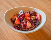 Potato and Beets Salad at Injera & Beyond, Cedar Park TX