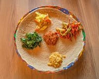 Veggie Combo (For One) at Injera & Beyond, Cedar Park TX